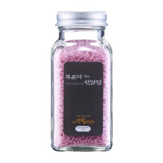 손봉훈 신안천일염 복분자 먹은 천일염 120g_유리