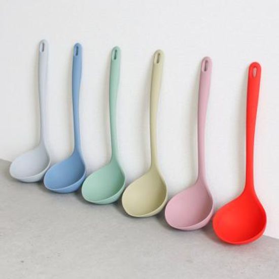 국산 실리콘 국자 중 6color