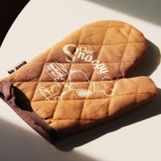 스누피 요리사 주방장갑 카멜