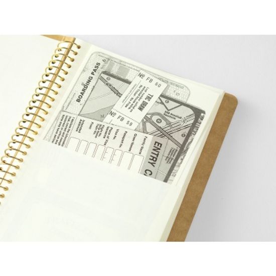 SPIRAL RING NOTEBOOK (A5 Slim) Paper Pocket