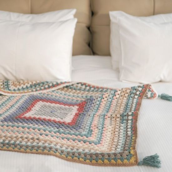 롤리팝 블랭킷 - 코바늘 키트 (동영상 포함) 