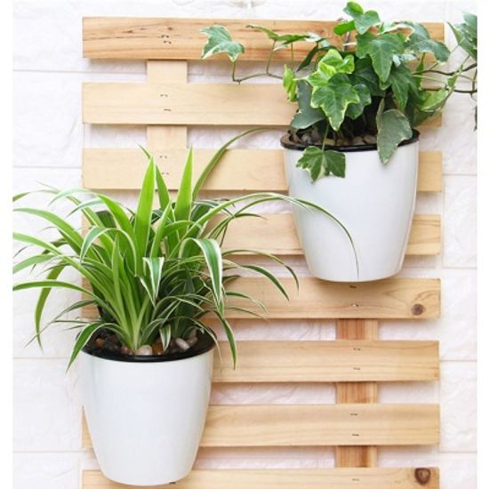 실내정원 자동급수 벽걸이 화분 / 저면관수 원형화분