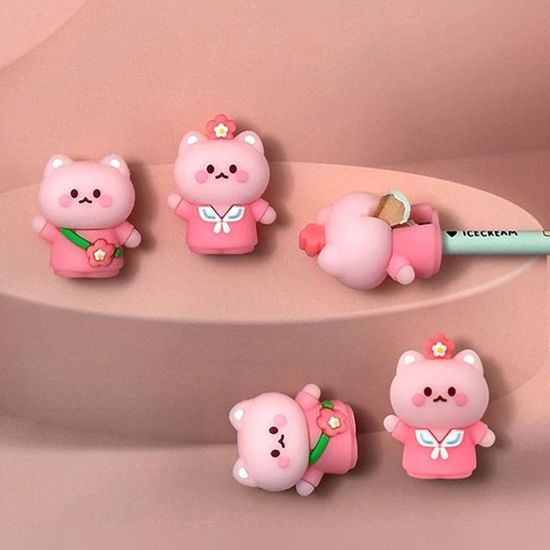 초등 학생 캐릭터 벚꽃고양이 WBF0F2C