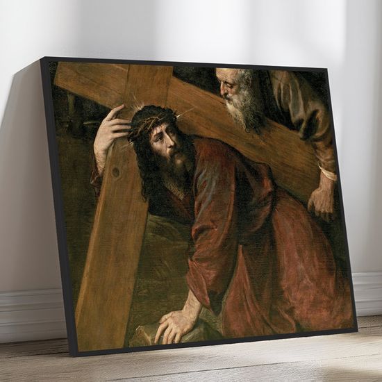 티치아노 - 골고타 가는 길의 그리스도 