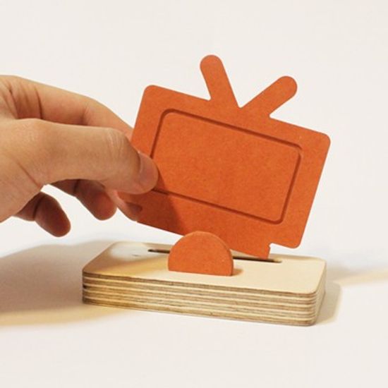 Business Card Holder- TV TV 명함꽂이