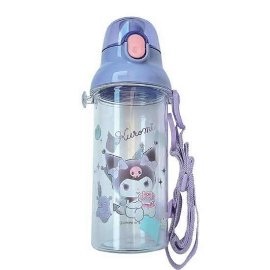 [산리오] 쿠로미 원터치 클리어 보틀 480ml