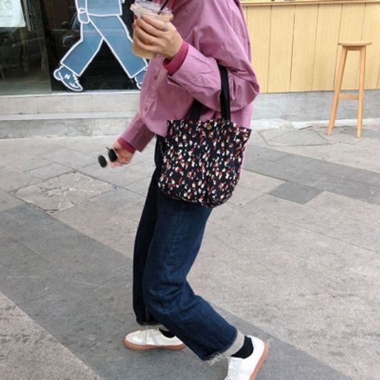 어나더뷰 패턴 플리츠 미니 도트백 에코백 853