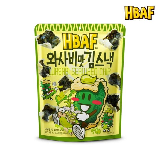 HBAF 김스낵 40g 4봉 세트+1봉 골라담기 (총5봉)