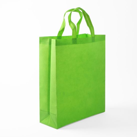 비비드 부직포 가방(그린) 질긴 부직포쇼핑백