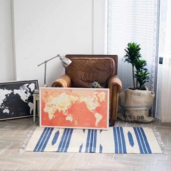 어드벤처맵_컬러 시리즈 {북유럽풍 인테리어 세계지도}