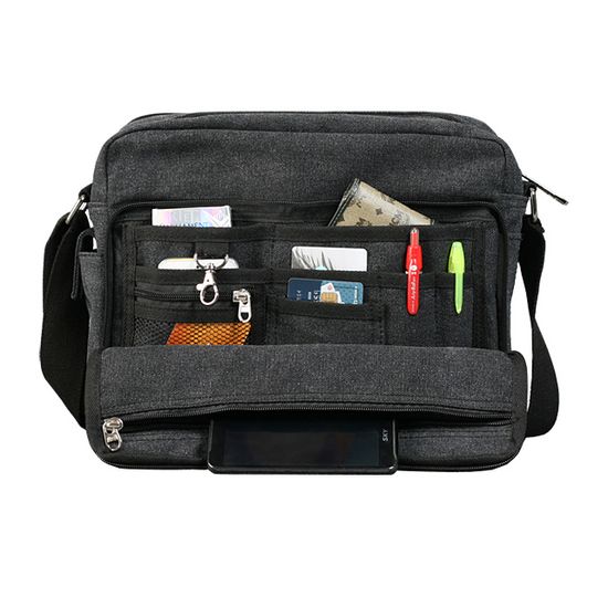 여행용 남자 크로스백 보조가방 수납