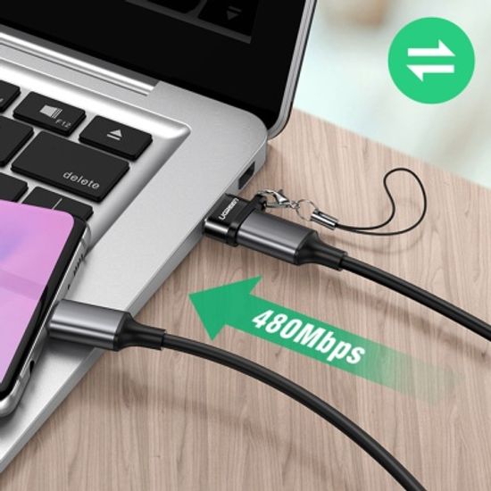 유그린 슈퍼포터블 USB-A to C타입 스트랩 젠더