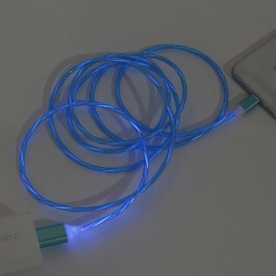 LED 발광 C타입 고속 충전케이블 2M 휴대폰충전선