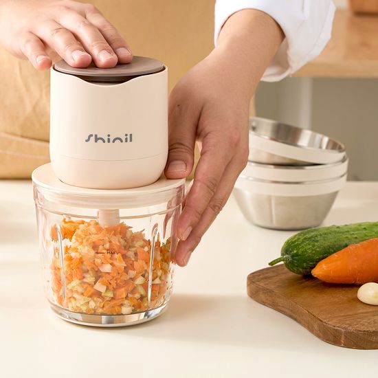 신일 무선 다지기 마늘 야채 만능 미니 쵸퍼 600ml