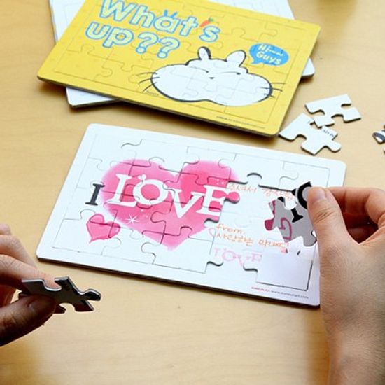 퍼즐카드-I love you