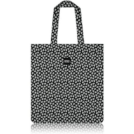 nother Glow in the Dark Tiny Skulls Flat Tote Bag / 나더 타이니 스컬 플랫 토트백 (야광 패브릭)