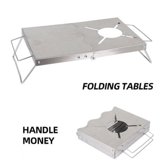 포터블 스텐 미니테이블 캠핑스토브 스탠드