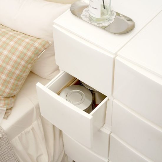 보노 심플리 240 플라스틱 서랍장 3단 슬림형 틈새장