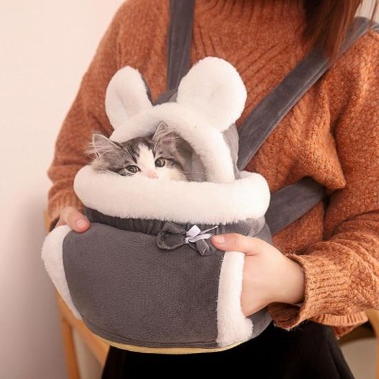 강아지 고양이 겨울 이동 가방 애견 포대기 주머니
