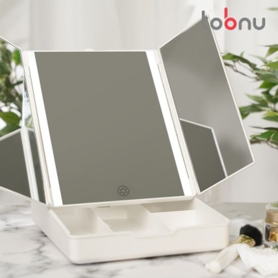 투비뉴 메이크업 화장 접이식 수납 LED거울 TO-MDL01
