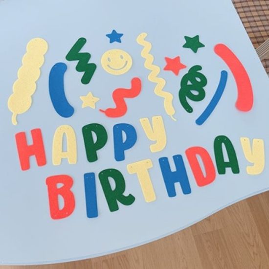 Balloon Birthday Garland 풍선생일가랜드 - 비비드