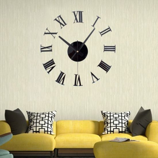 DIY 로마숫자 벽시계/인테리어벽시계 무소음시계
