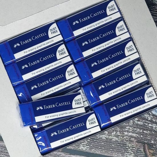 파버카스텔 더스트프리 지우개-81 블루(대 20개입)