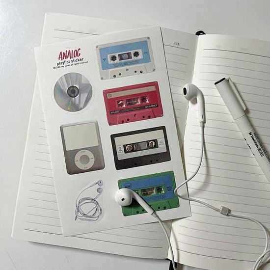 마이시리즈 아날로그 플레이리스트 스티커