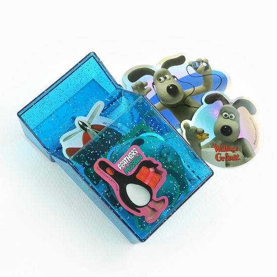 핑크풋 글리터포토카드케이스