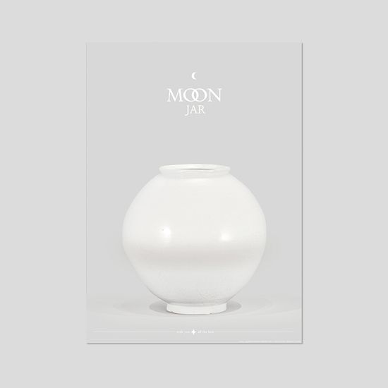 달항아리 그림액자 포스터 MOON JAR MJ06