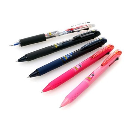 유니볼 제트스트림3  3컬러 멀티펜-0.38mm