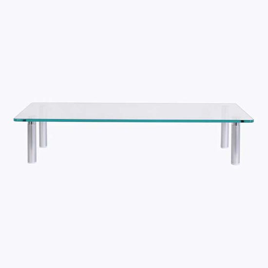 깔끔 강화유리 모니터 받침대 700mmx210mm