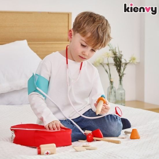 [키앤비] 원목닥터k병원놀이세트