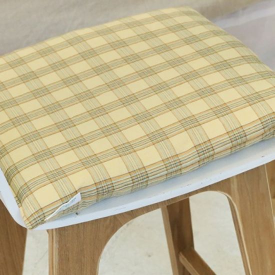 멜란 타탄 체크 방석커버-3color