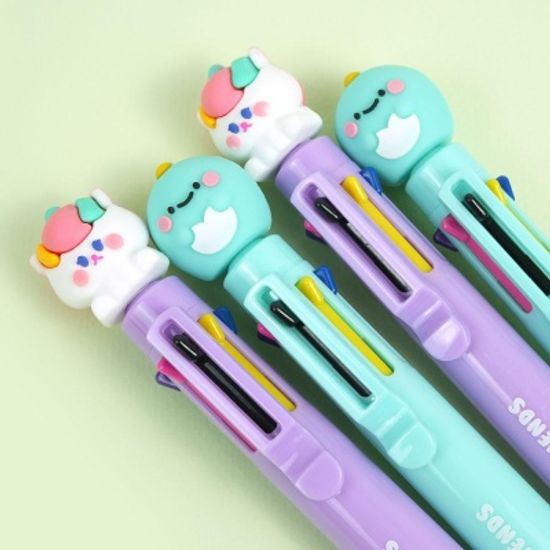 핑크풋 쪼꼬미친구들피규어8색볼펜ver3
