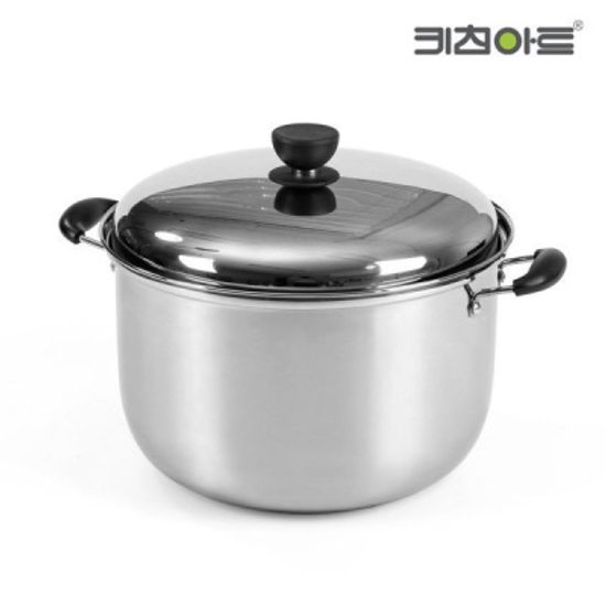키친아트 스테인레스 감자탕 들통 냄비 곰솥 30cm