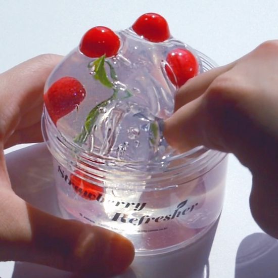 [젤시스] 딸기리프레셔 슬라임 / 물젤리 클리어슬라임