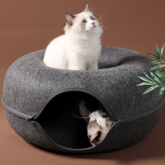 고양이 도넛 터널 숨숨집(50cm) 캣터널하우스