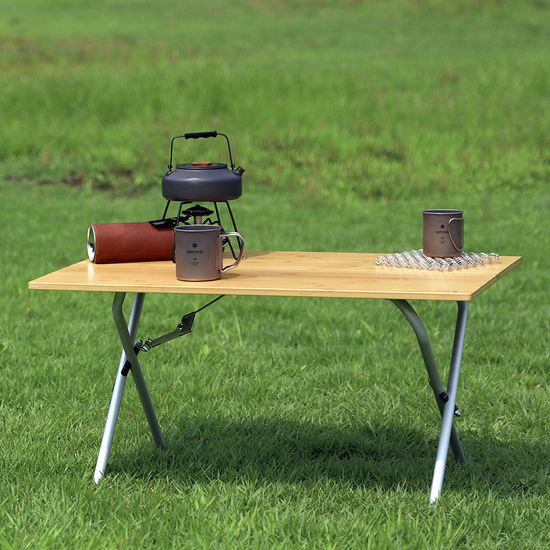 [캠핑덕] 원액션 뱀부 캠핑 테이블 