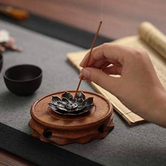 연꽃 인센스 스틱 향 받침대 홀더 꽂이(WA1D0F7)