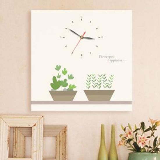 ct254-행복의화분_노프레임벽시계