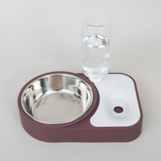 반자동 베이직 더블 식기 (브라운)