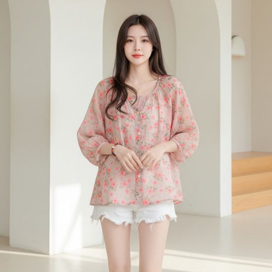 헬렌 아방핏 블라우스