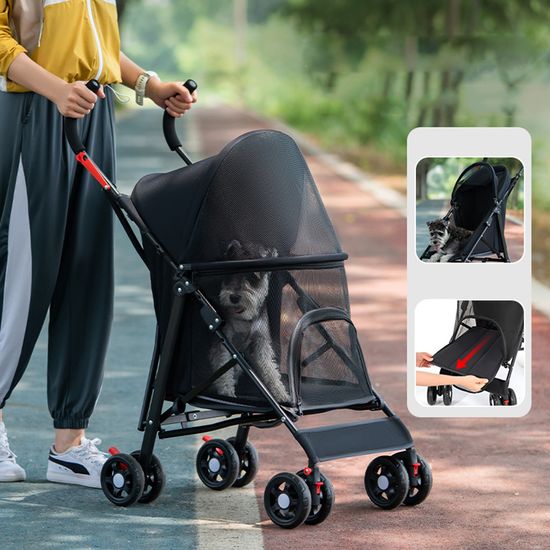 애견용품 휴대용 반려동물 폴딩 유모차07