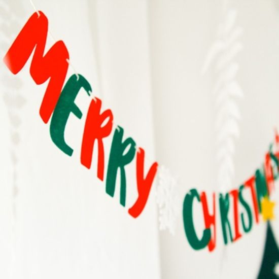 메리크리스마스 가랜드