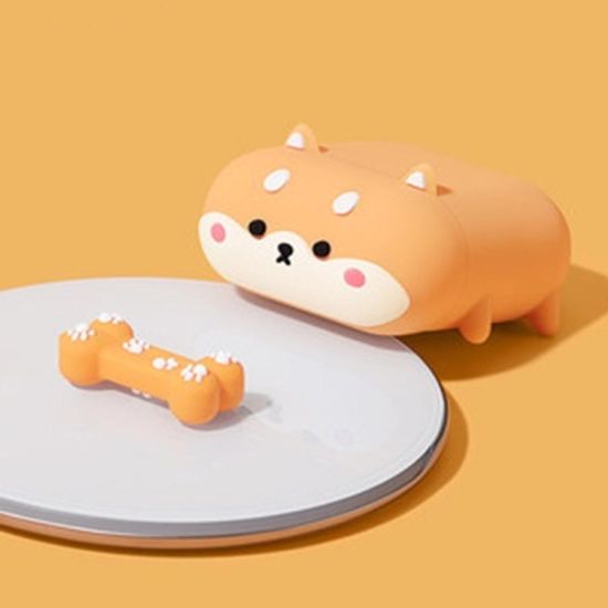 에어팟 충전 케이스 1/2/프로 귀여운 시바견 실리콘