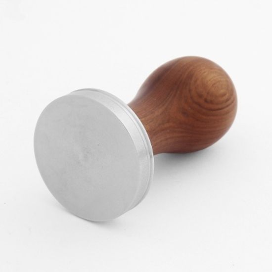 바리스타 우드 스텐 탬퍼(51mm) 커피머신 푸쉬탬퍼