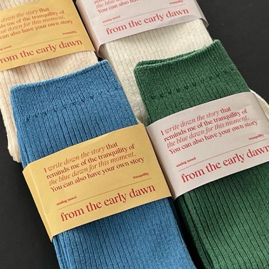 [프롬디얼리던] 플레인 삭스 ver.1_ 4color