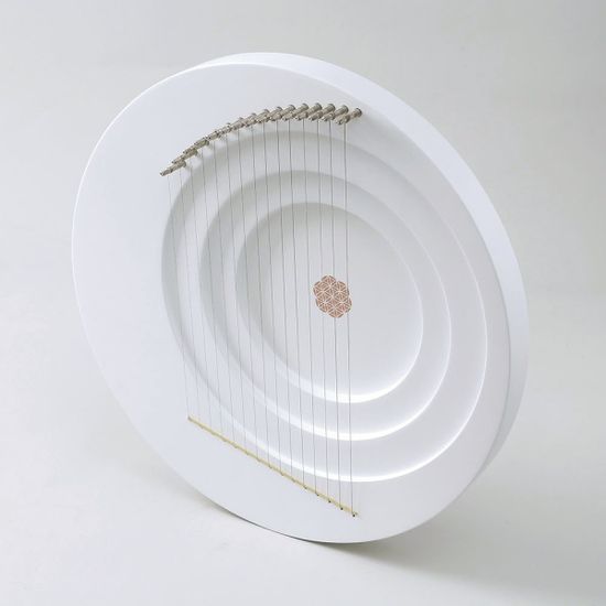 셀레네 보름달 15음계 리라 미니하프 소형 초보하프