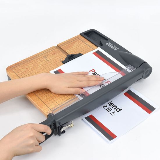 현대오피스 작두형 재단기 HC-3400W 34매 반달형칼날